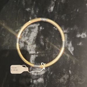 Chic Two-Tone Gold and Silver Bracelet